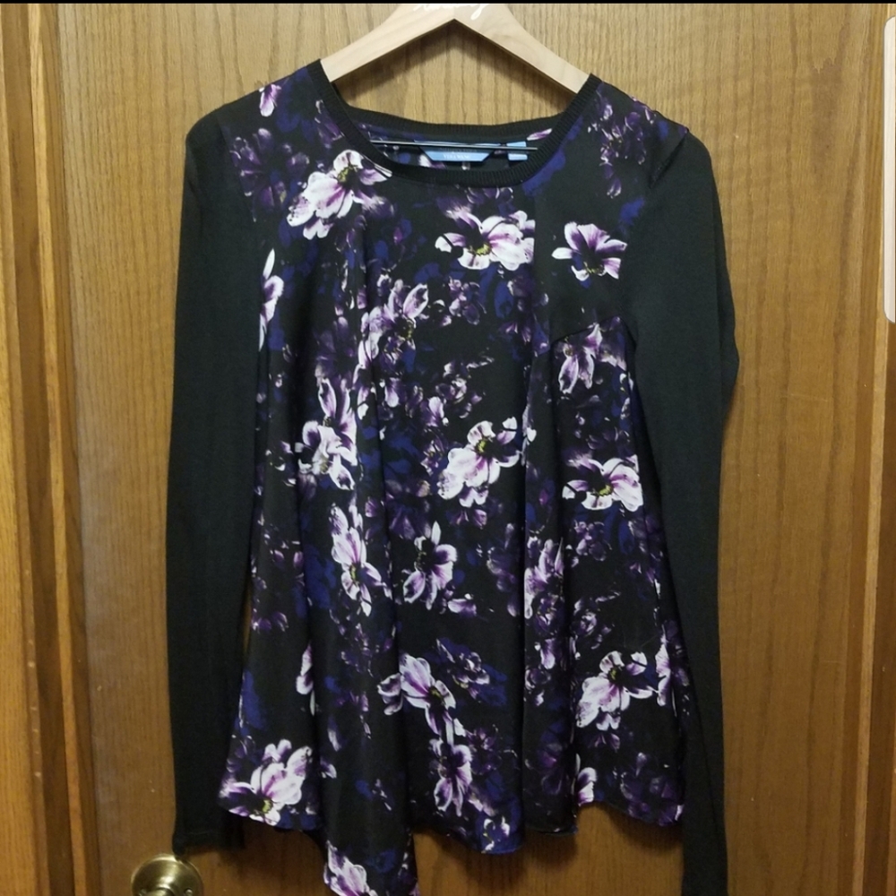 Simply Vera Floral Long Sleeve Blouse